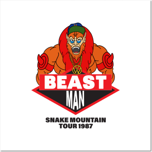 Beast Man Tour Posters and Art